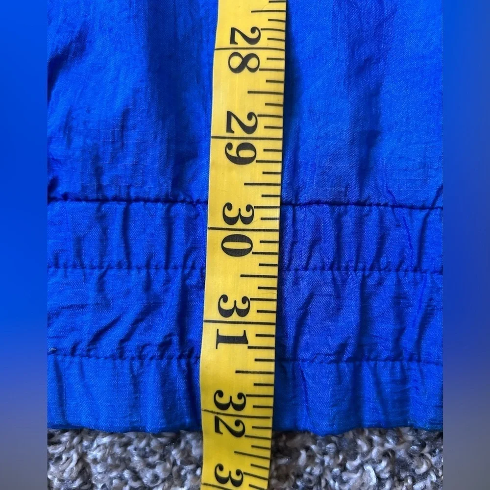 5/$25 Coat Collectibles vibrant blue vintage women’s spring nylon jacket size 2X - Picture 5 of 7